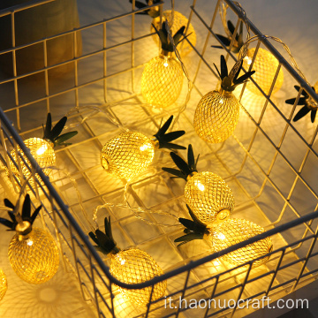 ananas frutta luce lanterne in ferro camera fuoco camera da letto